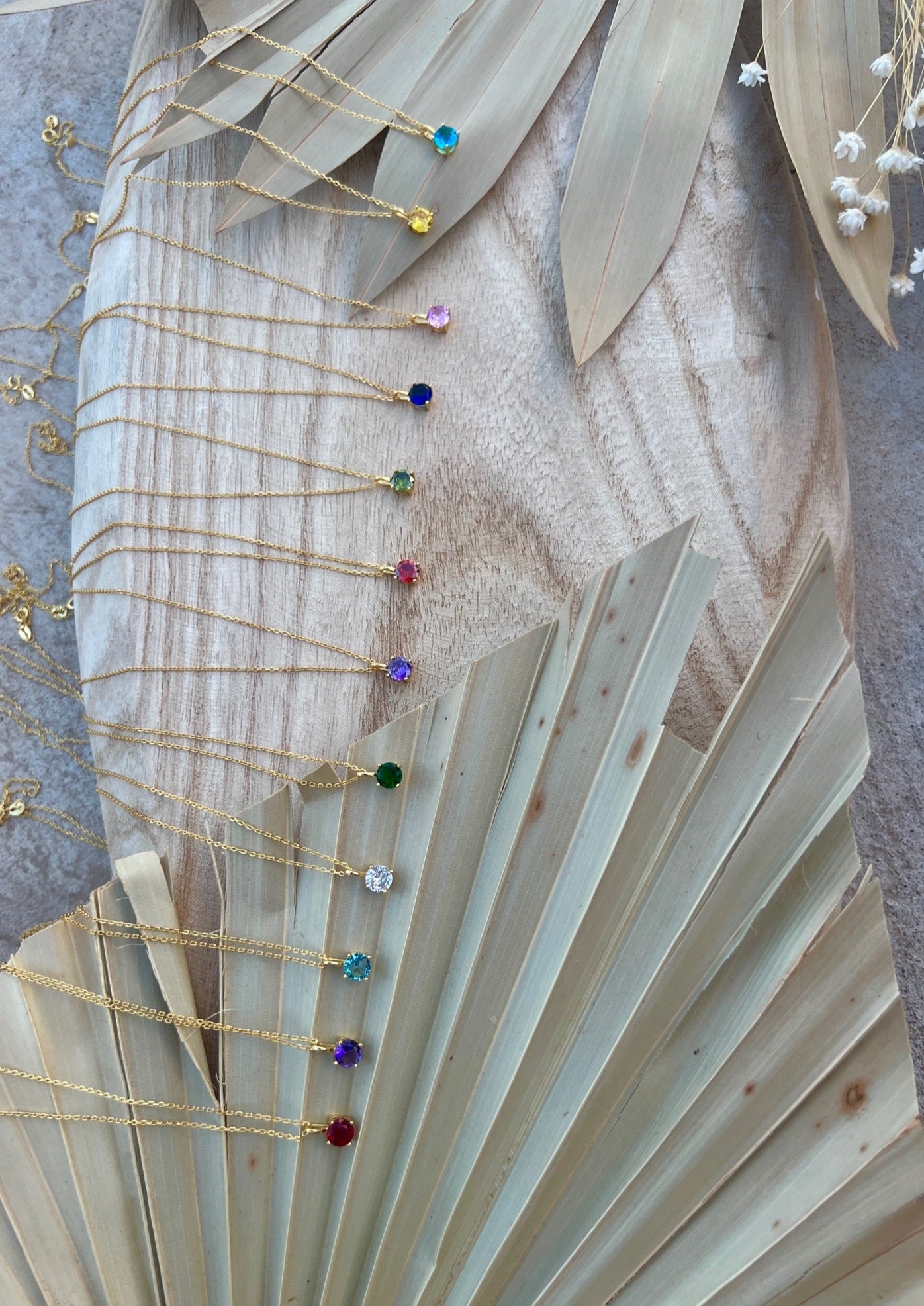 BIRTHSTONE NECKLACE