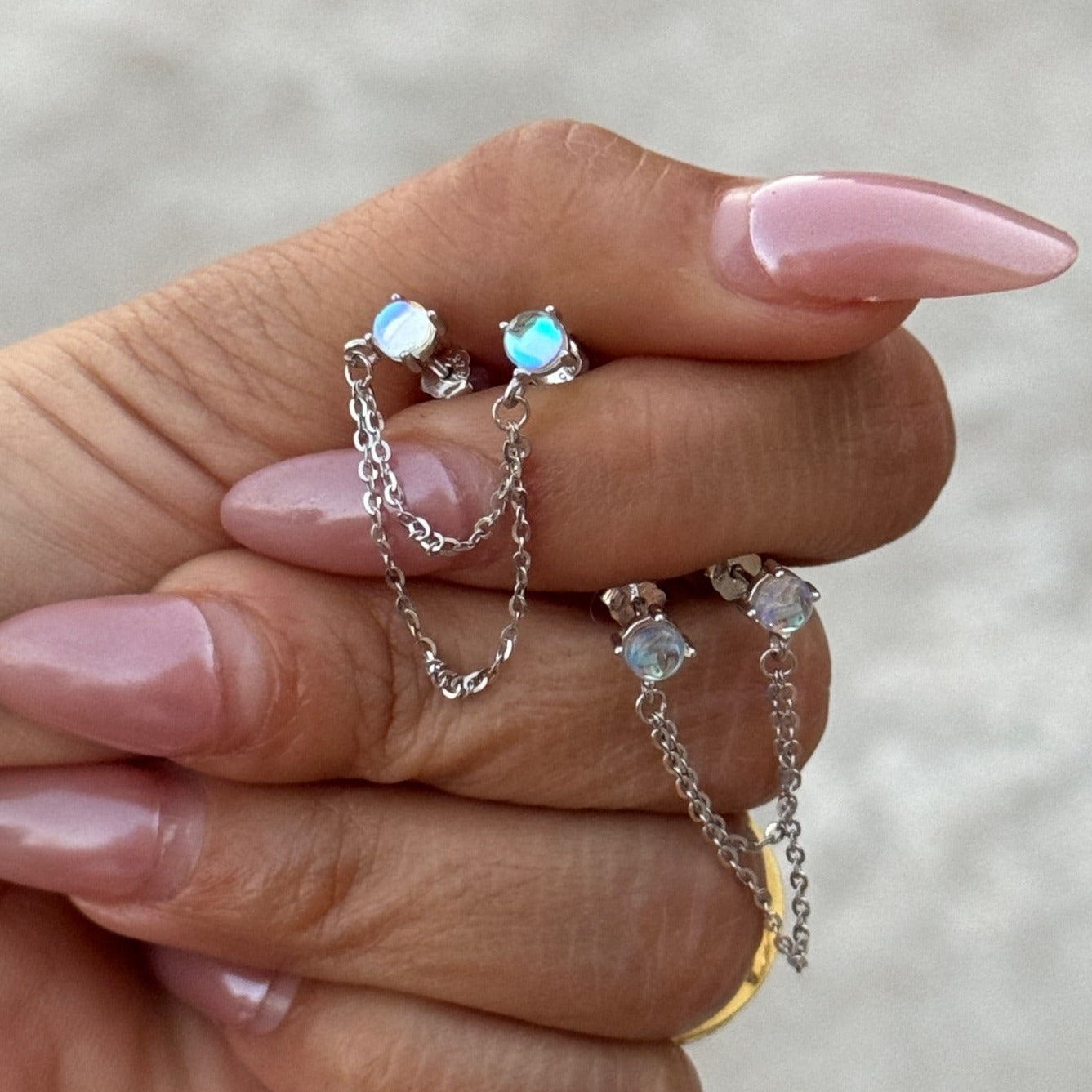 DOUBLE STUD EARRINGS