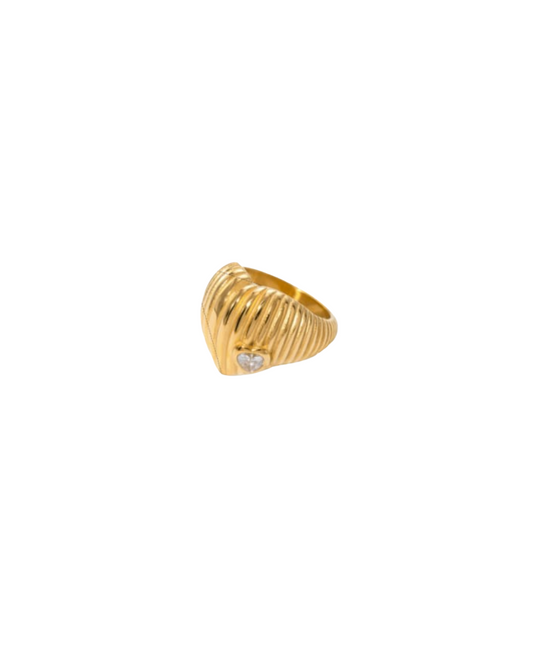 Chunky Heart Ring