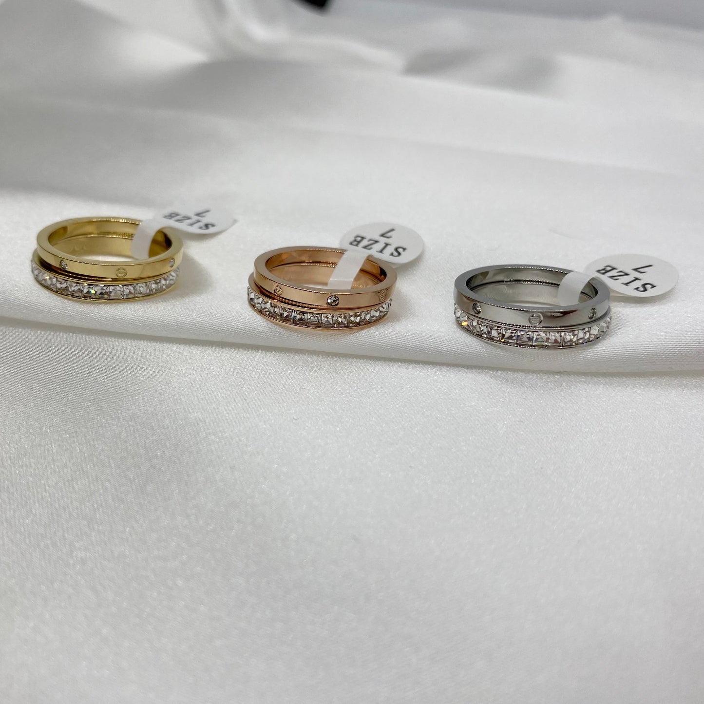 CRYSTAL DOUBLE RING