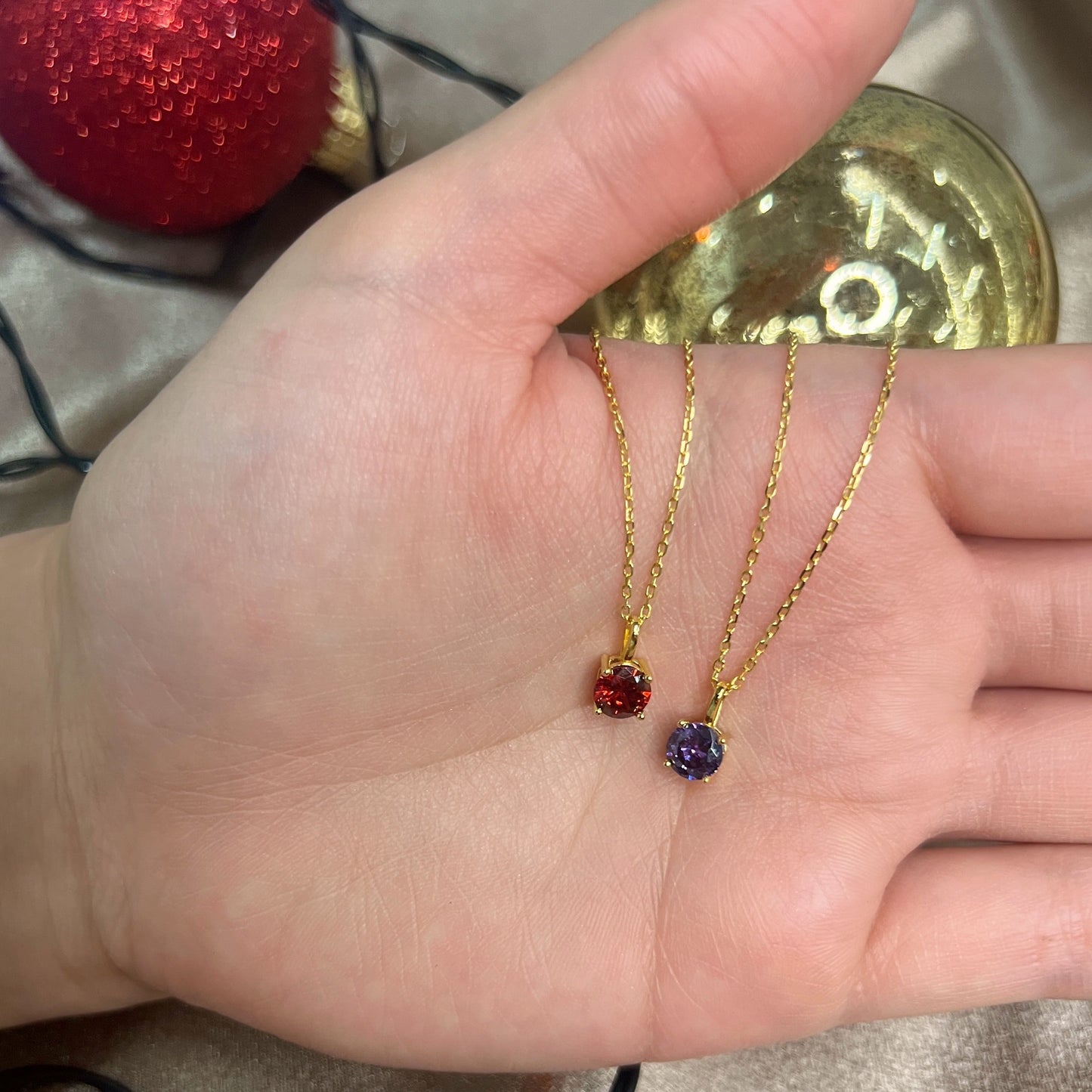 BIRTHSTONE NECKLACE