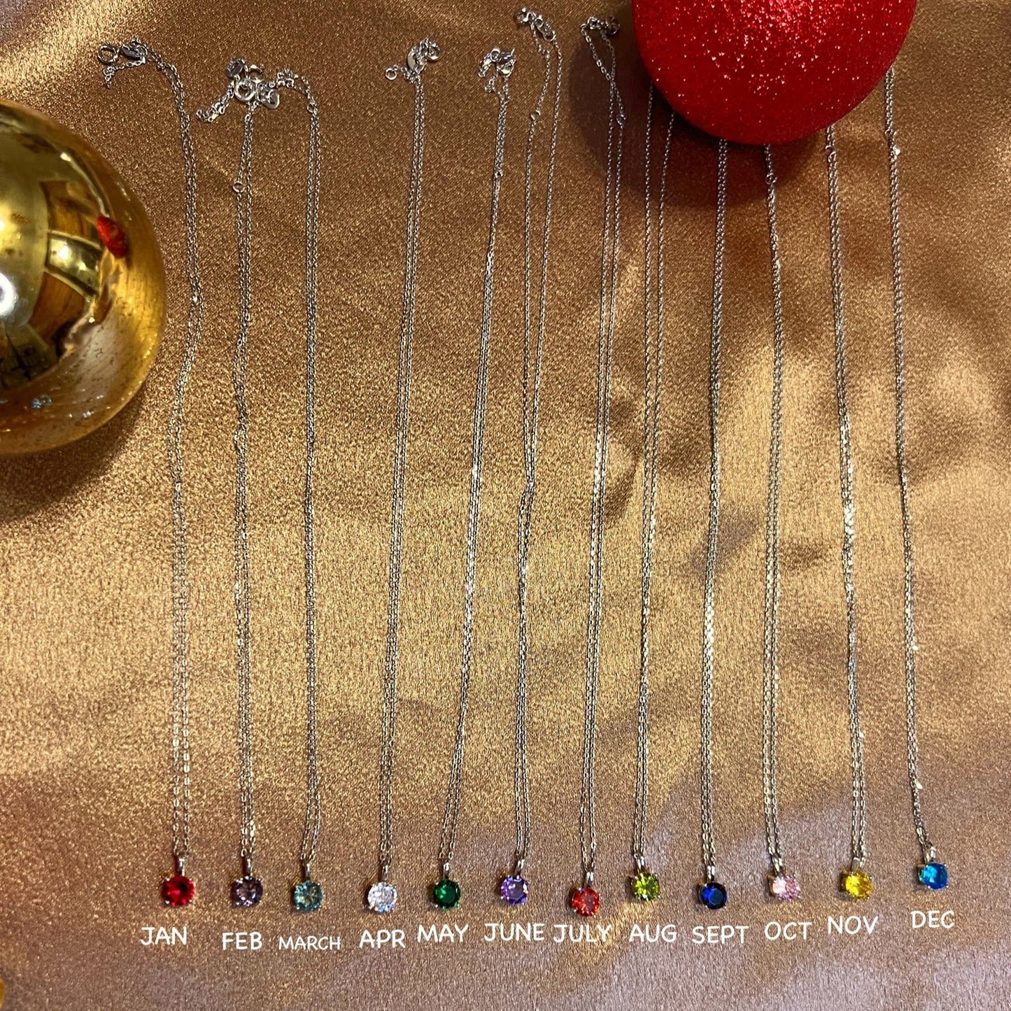 BIRTHSTONE NECKLACE