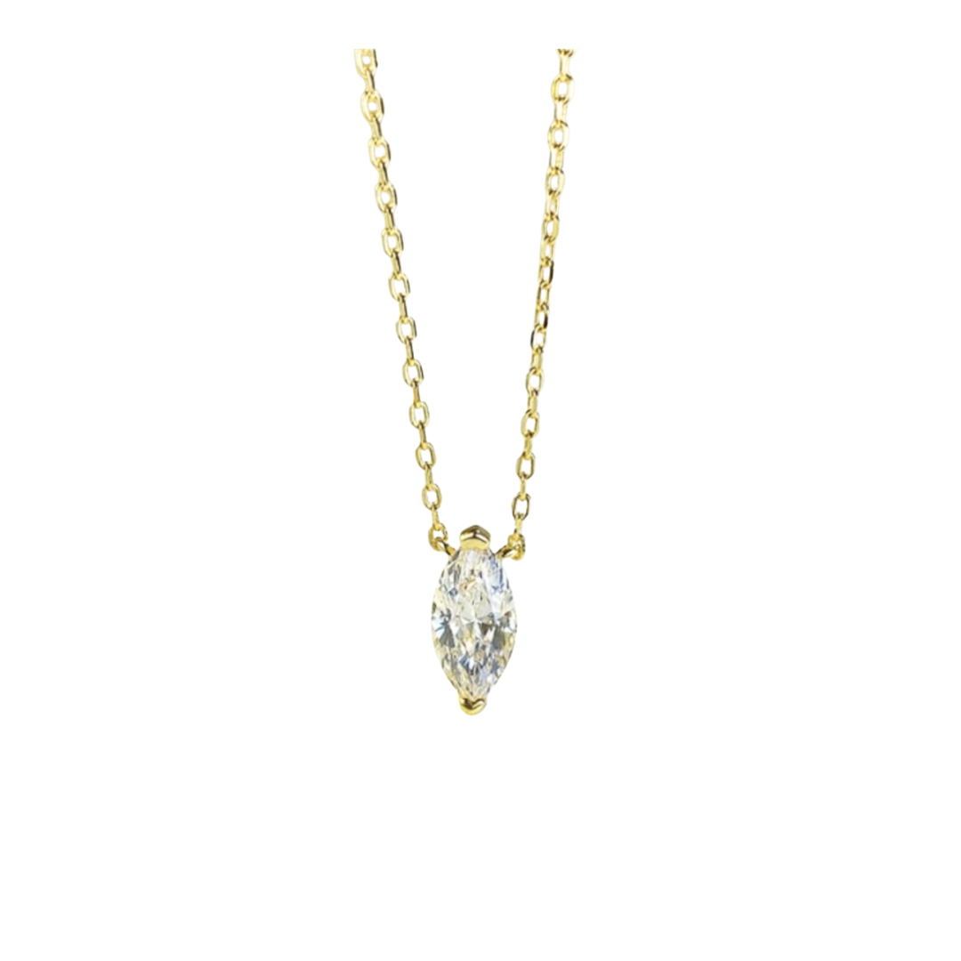 Marquise Stone Necklace