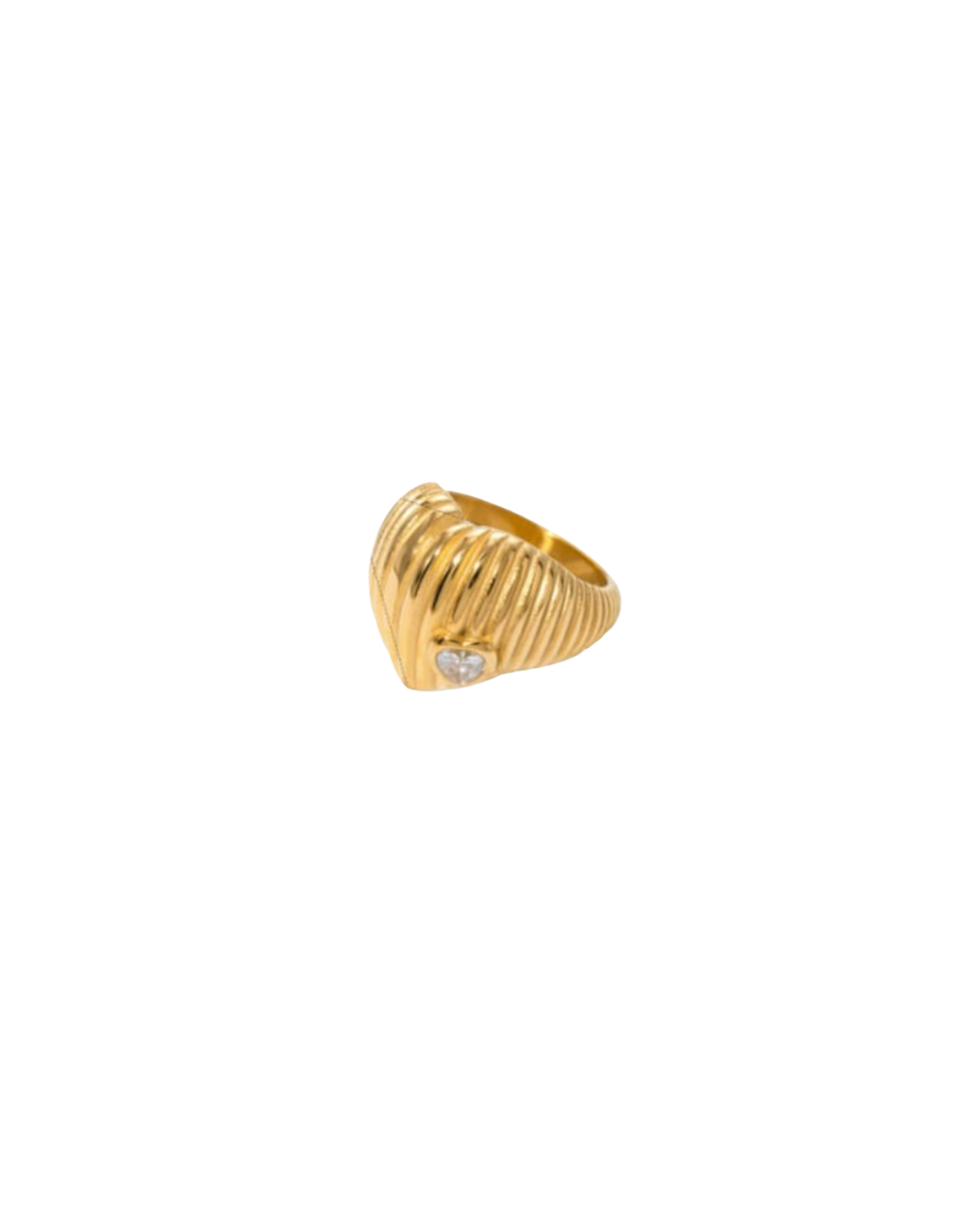 Chunky Heart Ring – Sincerely Cobb