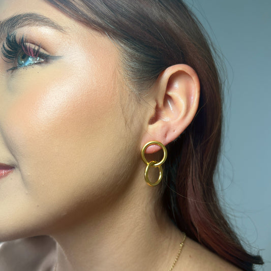 VIANEY DOUBLE HOOPS